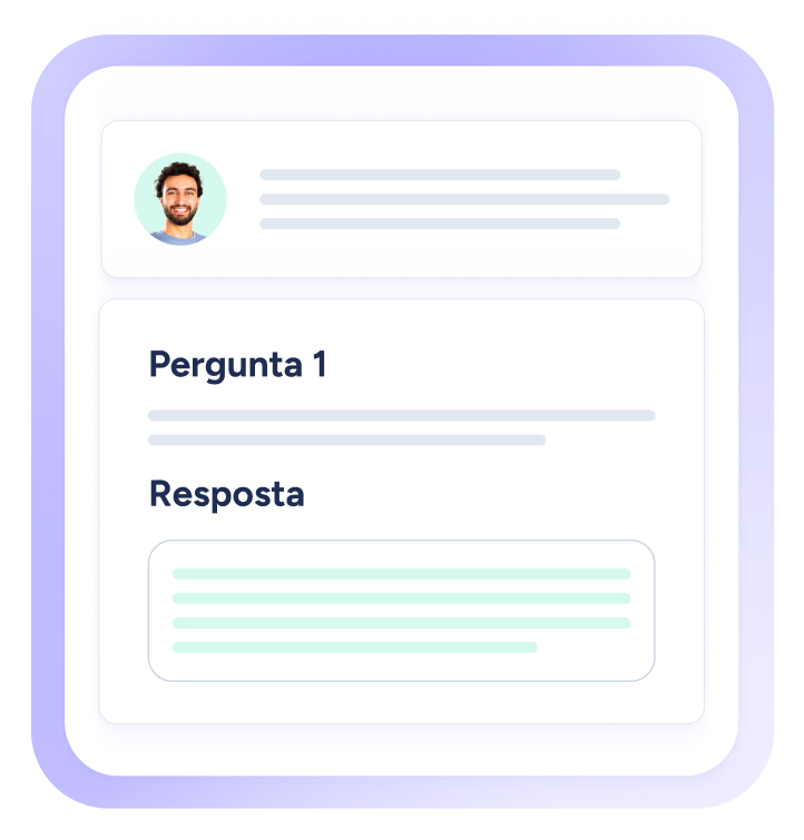 Personalize suas avaliações