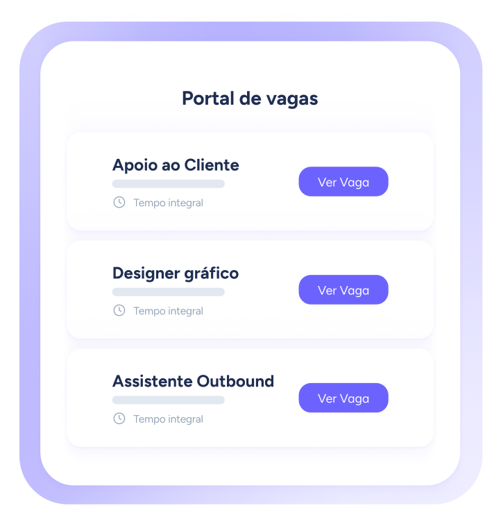 Portal de vagas personalizado